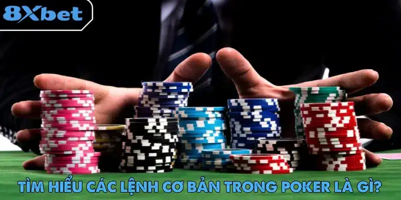 Chồng phỉnh nhiều màu được đẩy ra giữa bàn trong ván poker