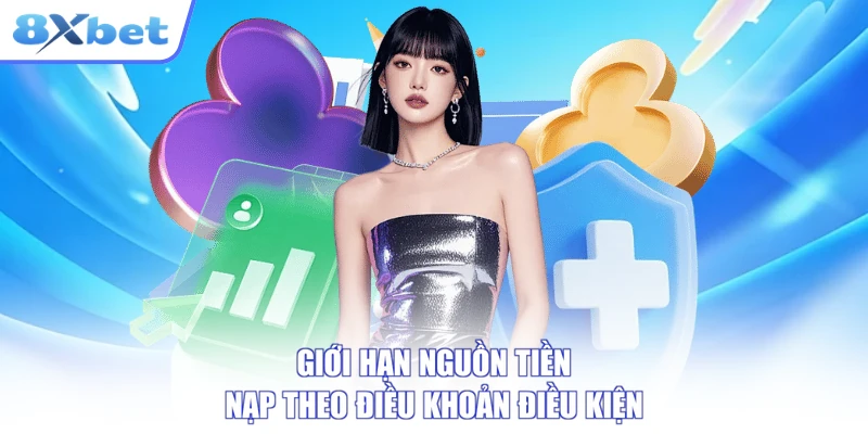 Banner thưởng nạp tiền qua ngân hàng với hộp quà tím đầy đồng xu vàng